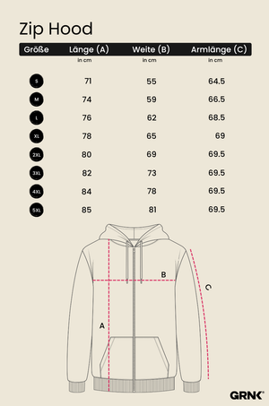 Zip-Hoodie - Raw Energy