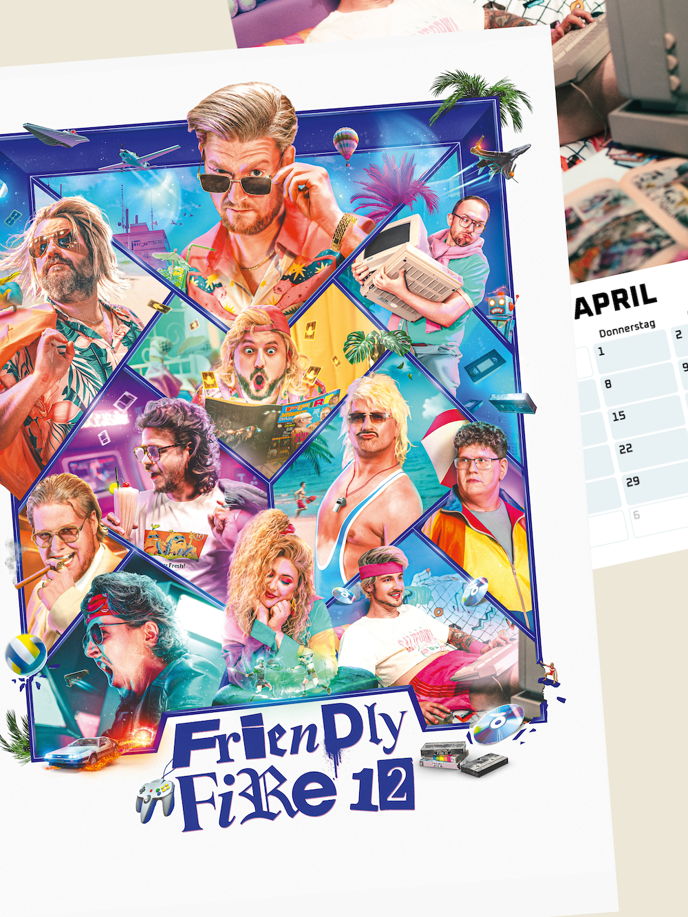 Wandkalender mit Keyart